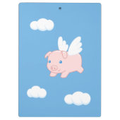 Vliegende varken - Stomme biggetjes met vleugels Klembord (Achterkant)