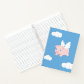 Vliegende varken - Stomme biggetjes met vleugels Notitieboek (Binnen)