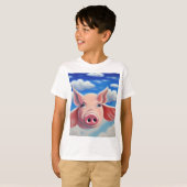Vliegende Varken T-shirt (Voorkant volledig)