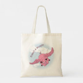 Vliegende varken tote bag (Achterkant)