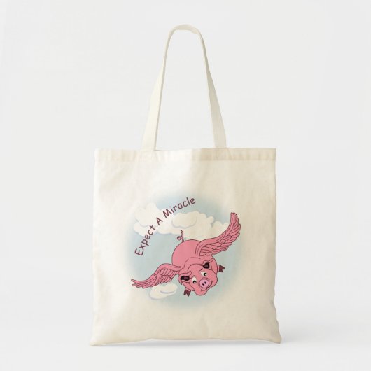 Vliegende varken tote bag (Voorkant)