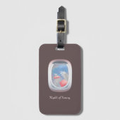 Vliegende varken van Fancy Bagagelabel (Voorkant (verticaal))