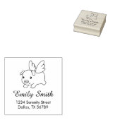 Vliegende Varken - Varkensspijn met het Adres van  Rubberstempel (Gestempeld)