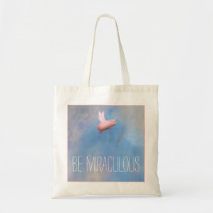 Vliegende varken - Wees een wonderbaarlijke Canvas Tote Bag