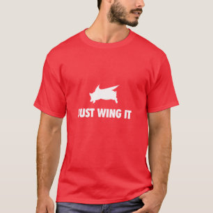 Vliegende varken wringt het gewoon t-shirt