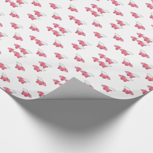 Vliegende varkens cadeaupapier (Hoek)
