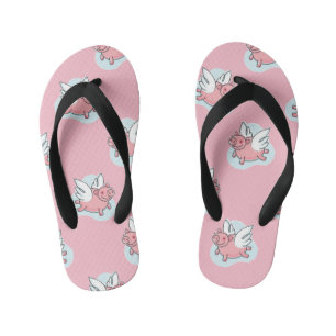 Vliegende Varkens Chinees Jaar Zodiac Kies Kleur K Kinder Teenslippers