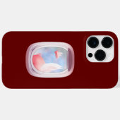 Vliegende varkens langs vliegtuigraam Case-Mate iPhone case (Achterkant (horizontaal))