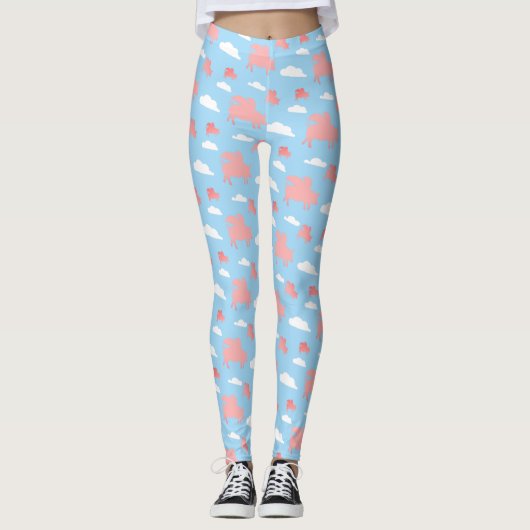 Vliegende varkens leggings (Voorkant)