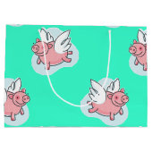 Vliegende varkens Nieuwe baby Kies kleur L Gift Ba Groot Cadeauzakje (Achterkant)