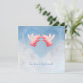 Vliegende varkens Ongelooflijke Liefde Kaart (Staand voorkant)