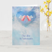 Vliegende varkens Ongelooflijke Liefde Kaart (Gele Bloem)