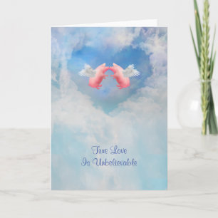Vliegende varkens Ongelooflijke Liefde Kaart