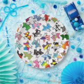 Vliegende varkens op een papieren bord (Feest)