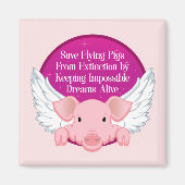 Vliegende varkens opslaan magneet (Voorkant)