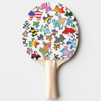 Vliegende varkens pingpongbat tafeltennisbatje