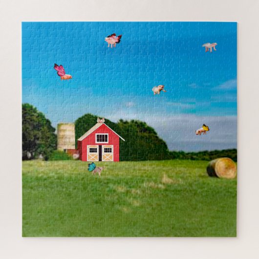Vliegende Varkens Puzzel (Verticaal)