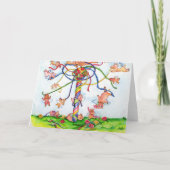 Vliegende varkens rond de Maypole Kaart (Achterkant)