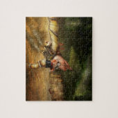 Vliegende varkens - Steampunk - Vliegende varkens Legpuzzel (Verticaal)