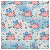 Vliegende varkens stof (Swatch)