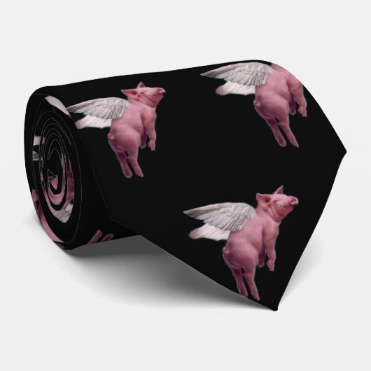 Vliegende varkens stropdas (Opgerold)