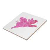 vliegende varkensgeschenken, liefhebbers van varke tegeltje (Zijkant)