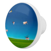 vliegende varkensknop keramische knop (Rechts)