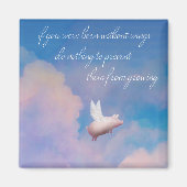 vliegende varkensmagneet magneet (Voorkant)