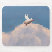 vliegende varkensmousepad muismat (Voorkant)