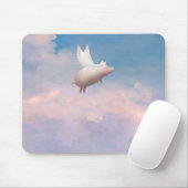 vliegende varkensmousepad muismat (Met muis)