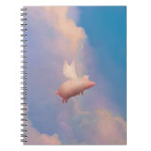 vliegende varkensnotebook notitieboek (Voorkant)