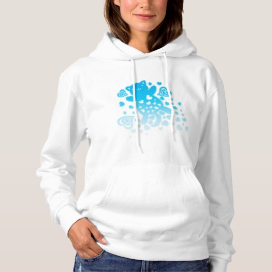 Vliegende_Vette_Kat Hoodie (Voorkant)