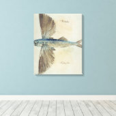 Vliegende vis canvas afdruk (Insitu (Houten vloer))