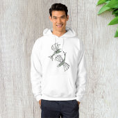 Vliegende vis Hand getrokken oceaan schepsel Hoodie