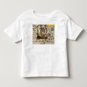 Vliegende vis komt in de Torrid-zone bijeen Kinder Shirts