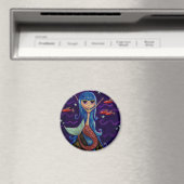 Vliegende vis Mermaid Magnet (Insitu (Vaatwasser))