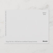 Vliegende vis nr. 2 briefkaart (Achterkant)