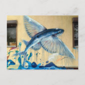 Vliegende vis nr. 2 briefkaart (Voorkant)