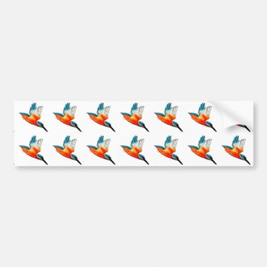 Vliegende vissers bumpersticker (Voorkant)
