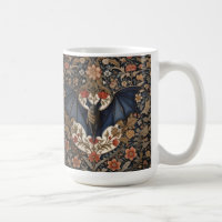 Vliegende Vleermuis - Moderne William Morris Flora