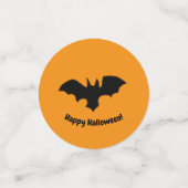 Vliegende vleermuis op Oranje Confetti (Kleine voorkant)