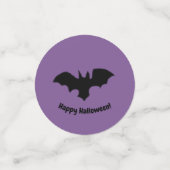 Vliegende vleermuis op Paarse Confetti (Kleine voorkant)