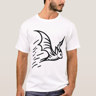 vliegende vleermuis t-shirt
