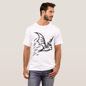 vliegende vleermuis t-shirt (Voorkant volledig)