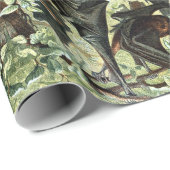  vliegende vleermuis zwarte vleermuizen elegante g cadeaupapier (Rol Hoek)