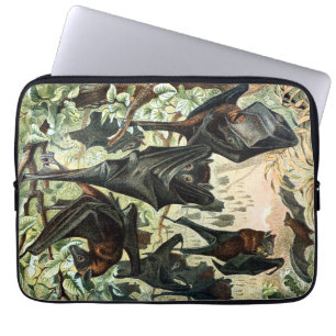  vliegende vleermuis zwarte vleermuizen elegante g laptop sleeve