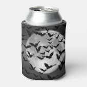 Vliegende vleermuizen en een volle maan blikjeskoeler (Blikje Voorkant)