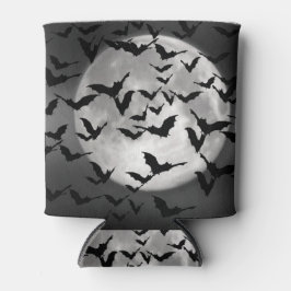 Vliegende vleermuizen en een volle maan blikjeskoeler