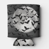 Vliegende vleermuizen en een volle maan blikjeskoeler (Achterkant)