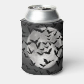 Vliegende vleermuizen en een volle maan blikjeskoeler (Blikje Achterkant)